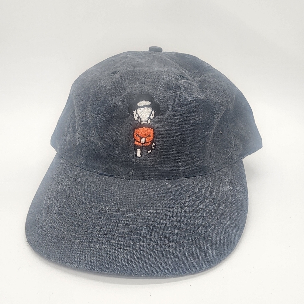 Vintage Sportcap Mens Deutsch Adjustable Hat Cap Embroidered Man Black One Size